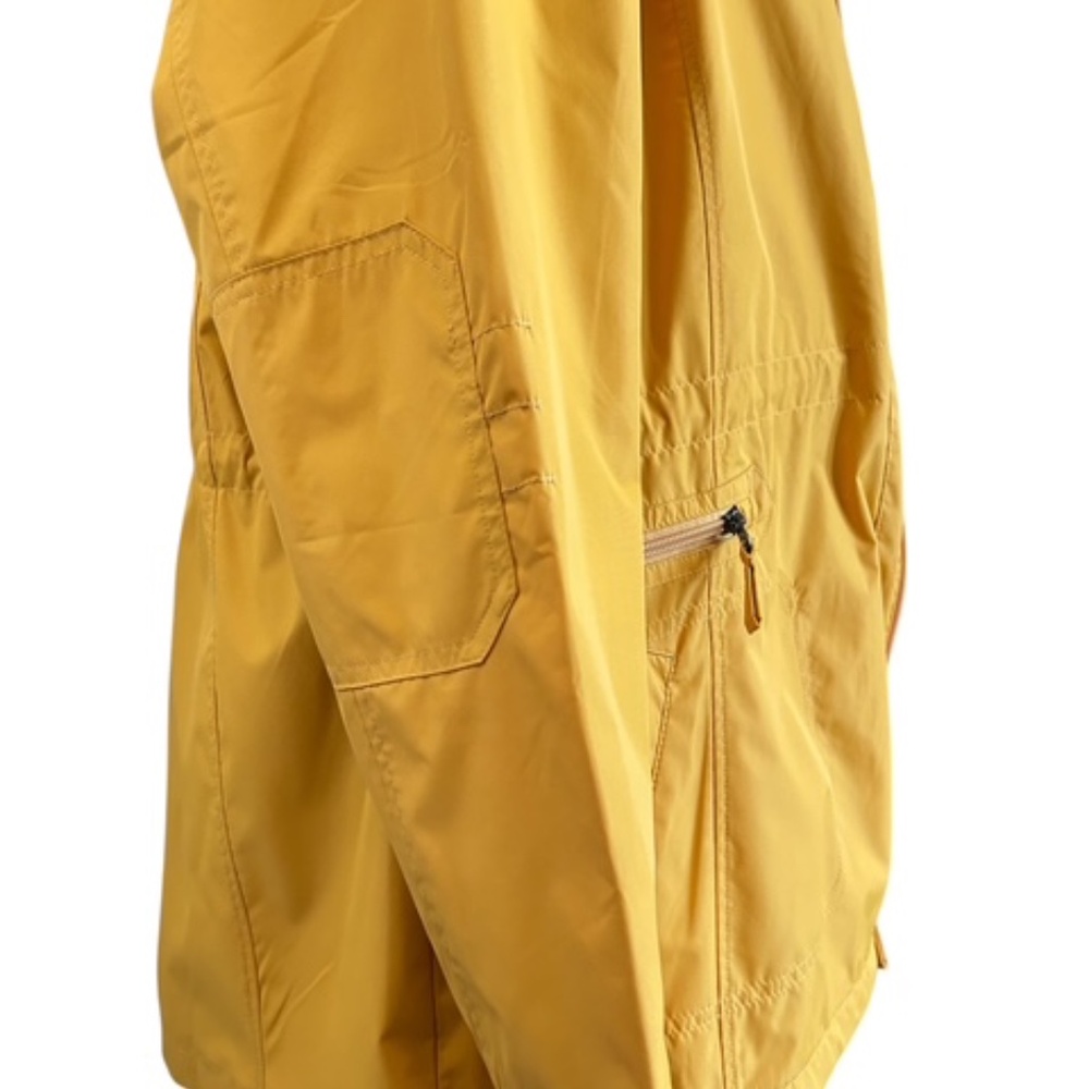 Natural Reflections Mustard Hooded Rain Jacket 1X NWT | Lightweight Utility - Picture 3 of 13